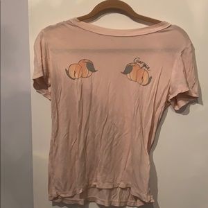 Peach tee
